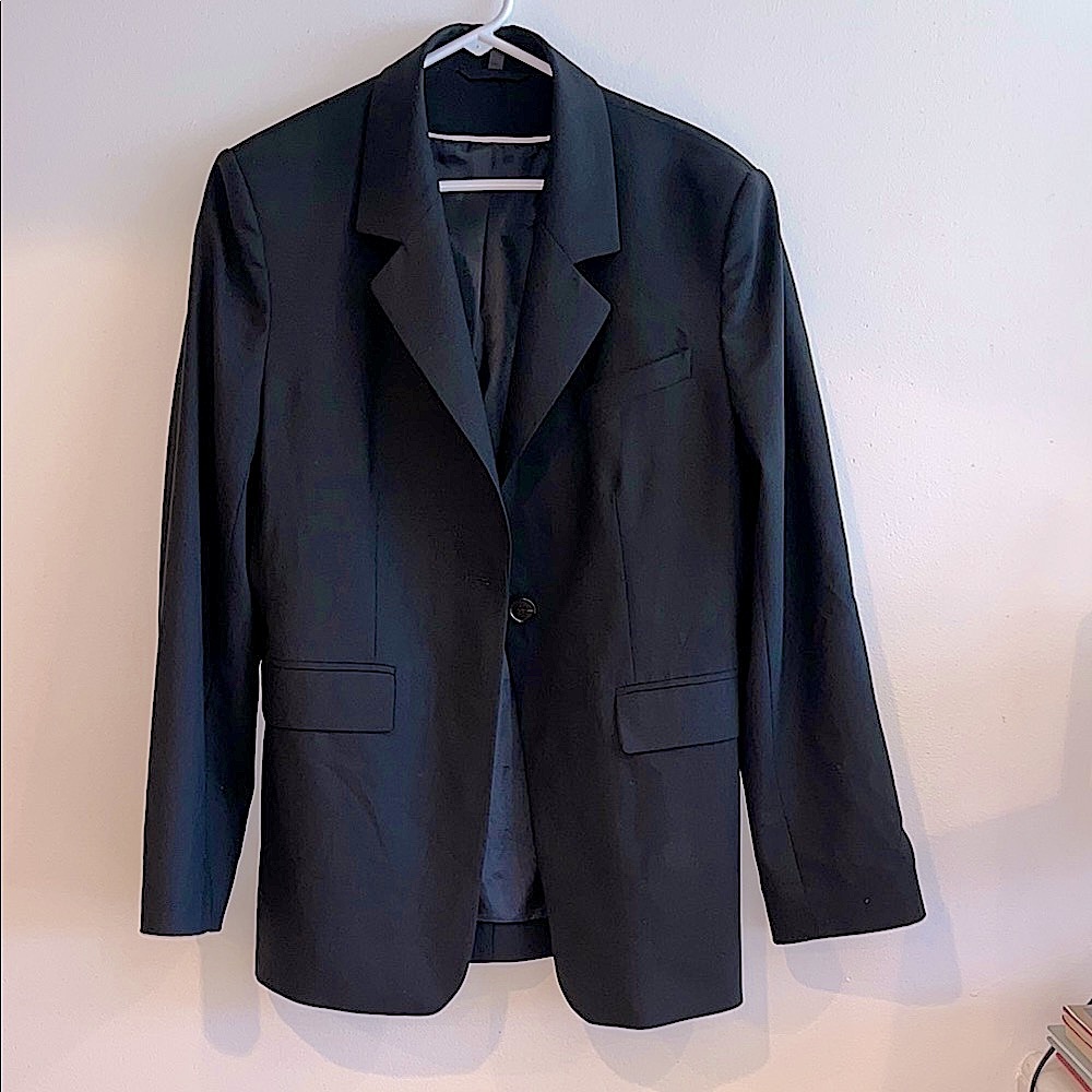 COS Women’s Black Wool Blazer, size 12